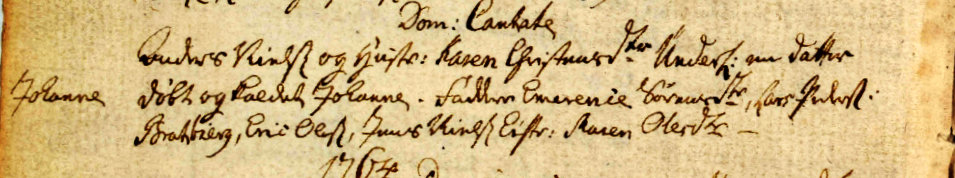 F&oslash;dt Johanne Andersdatter